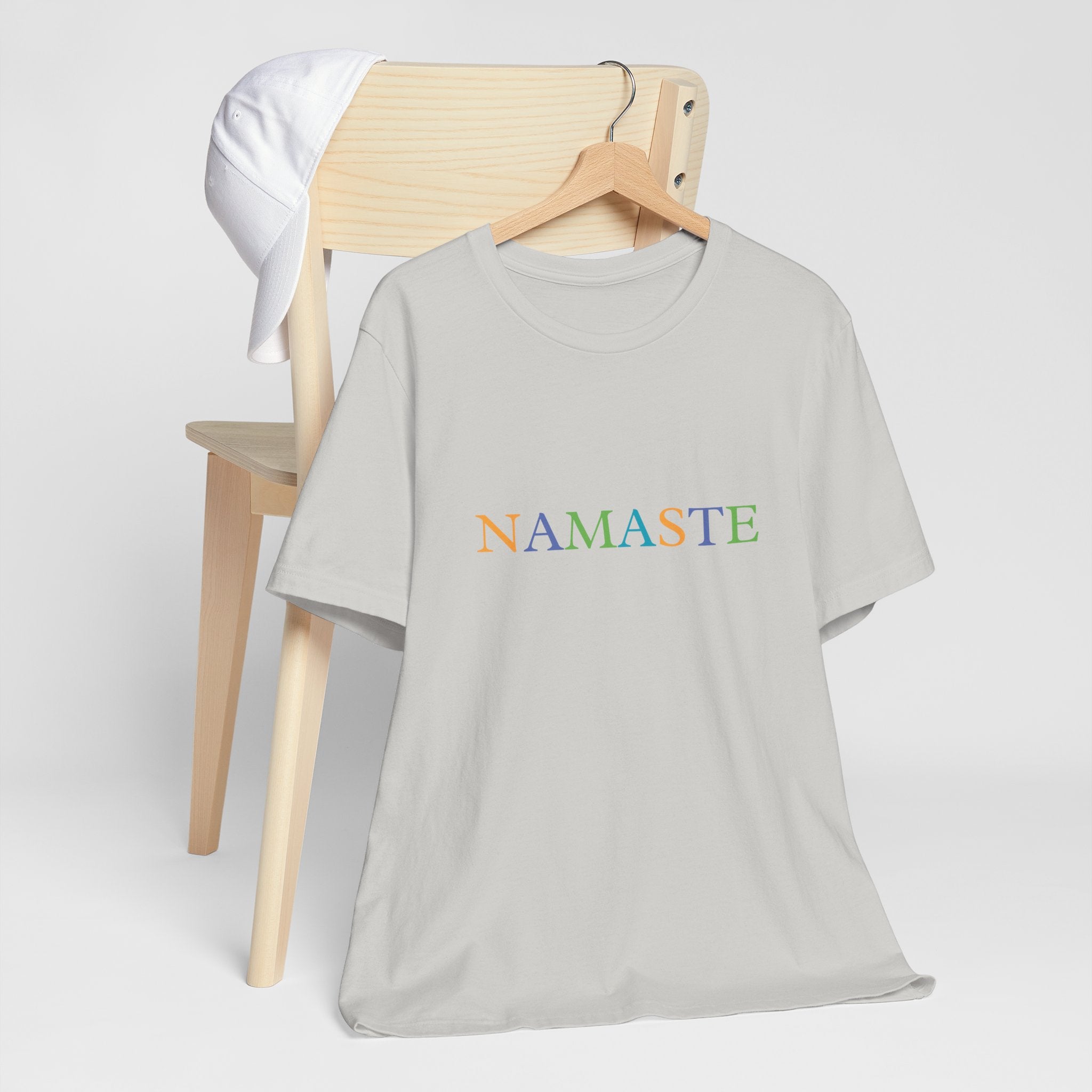 Tramunquiero NAMASTE Unisex T-Shirt with Crew Neckline